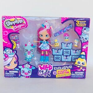 New in Box-Shopkins Shoppies Doll Exclusive Mia Milk + Maisy Moo w/Bracelet